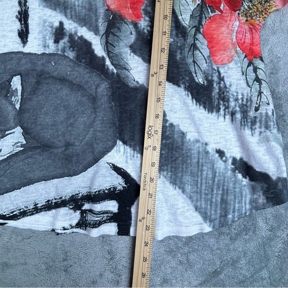 Et Lois Top Womens Small Sunbeam Catnap Lightweight Oversized Short Sleeve - Picture 10 of 11